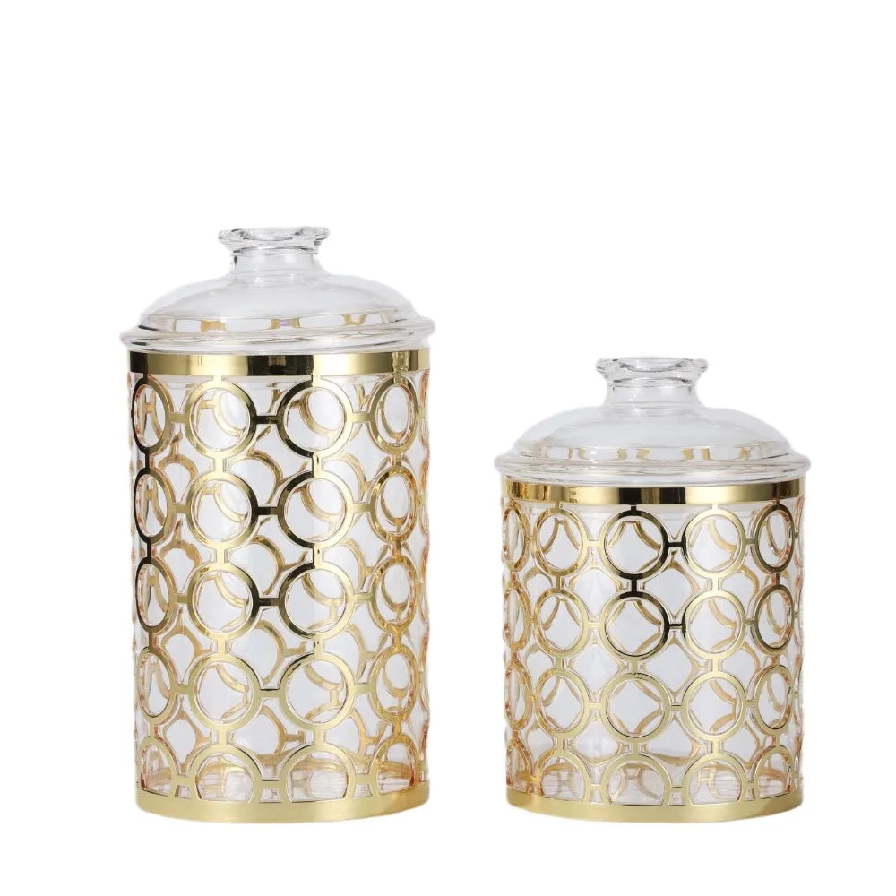 Hollywood Glamour Acrylic Sealed Dry Goods Canister