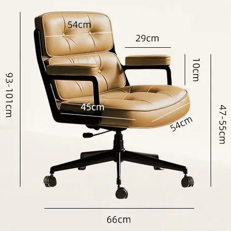 Mid-Century Modern Executive Swivel Chair