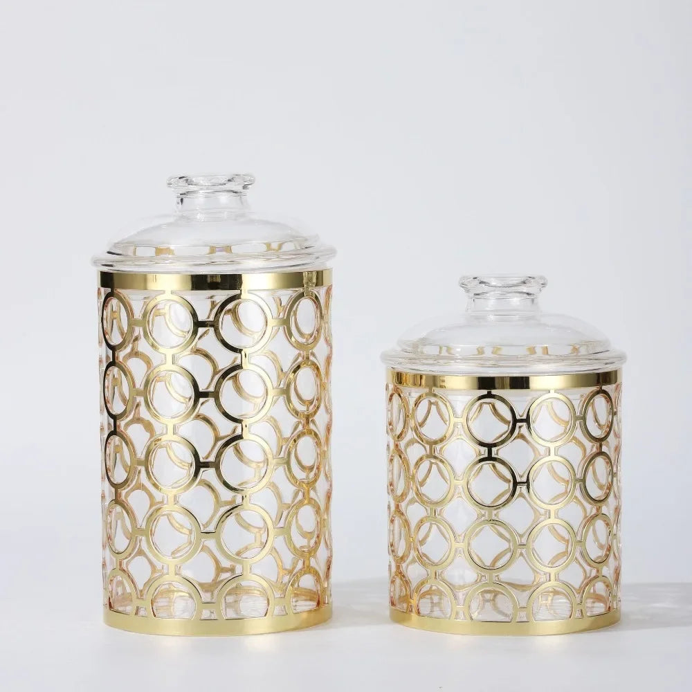 Hollywood Glamour Acrylic Sealed Dry Goods Canister