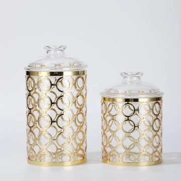 Hollywood Glamour Acrylic Sealed Dry Goods Canister