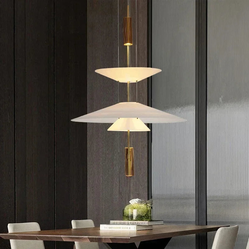 Italian Nordic Flamingo Flying Saucer Pendant Lamp