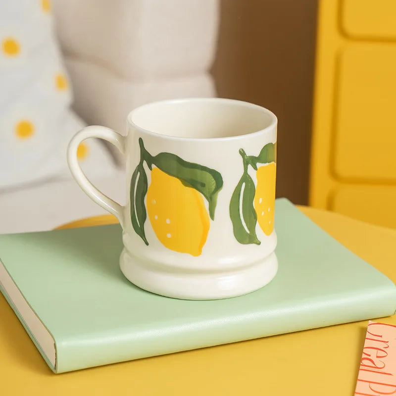 "Grandma's Garden" Oversized Retro Floral Breakfast Mug