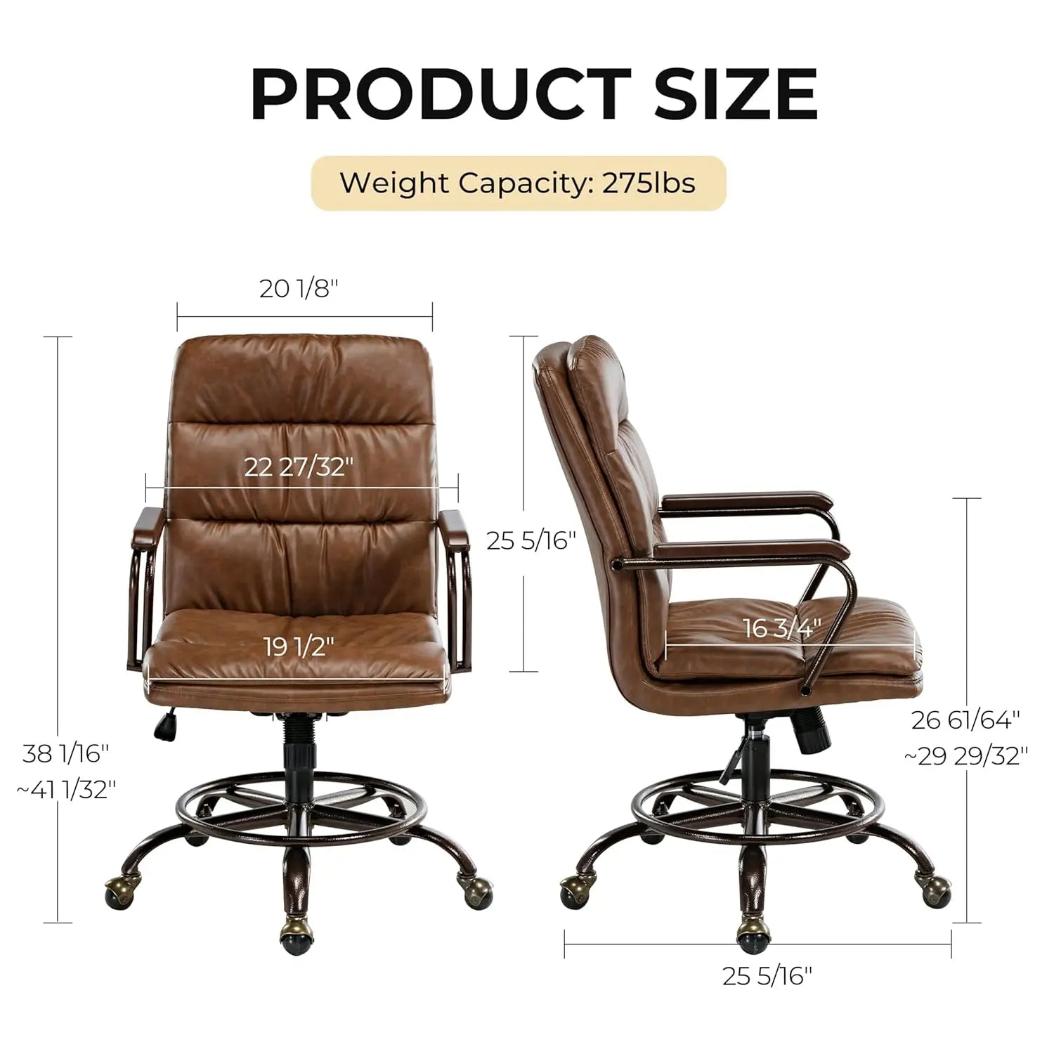 Mid-Century Style Office Chair
