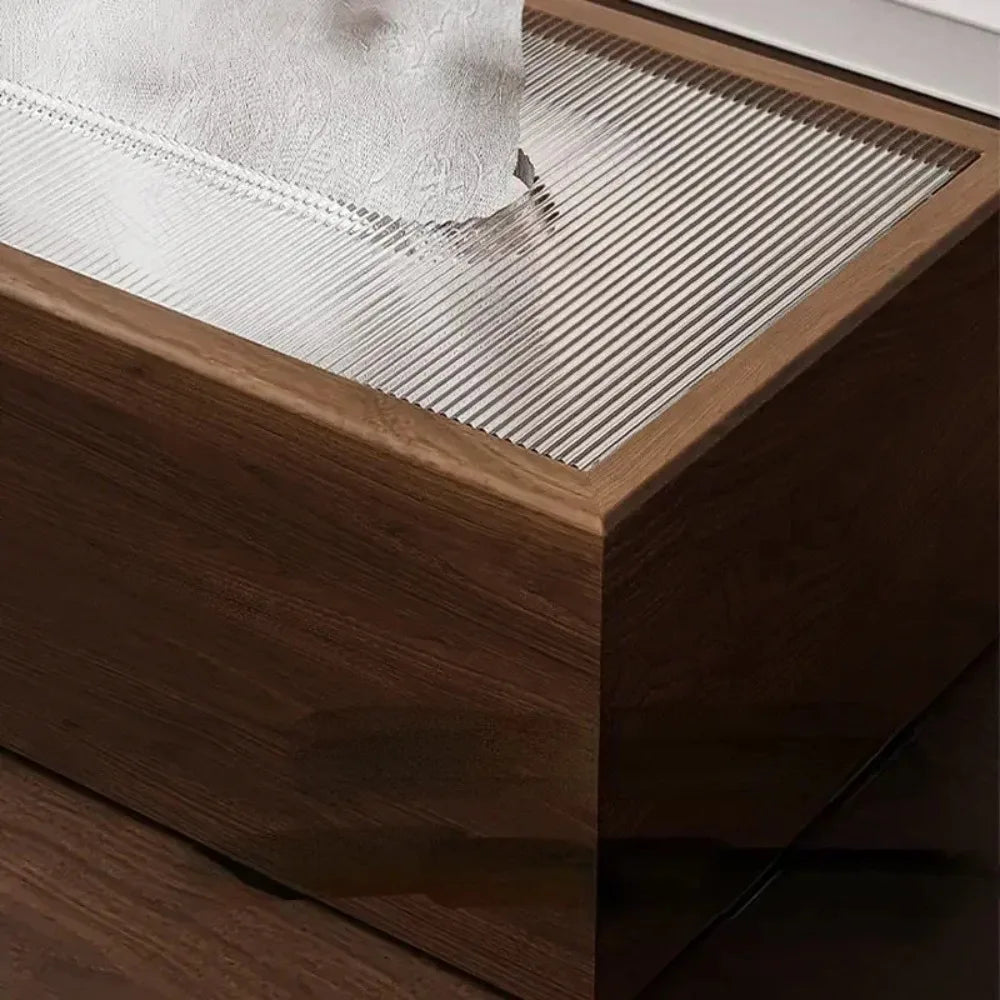 Classic Era Handmade Solid Black Walnut Tissue Box Cover