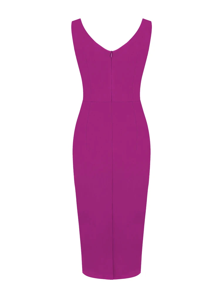 Sleeveless Sweetheart Neck Sheath Dress