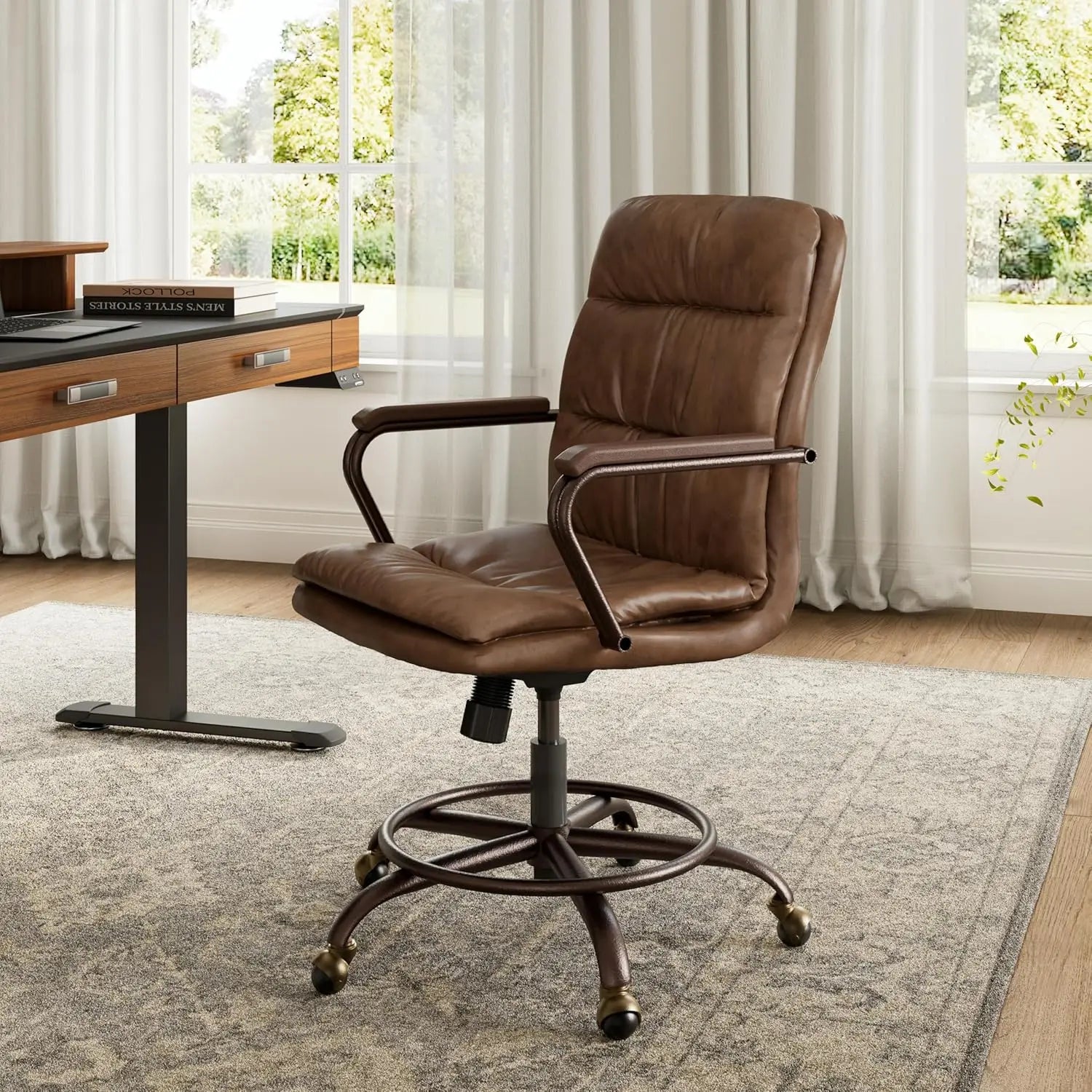 Mid-Century Style Office Chair