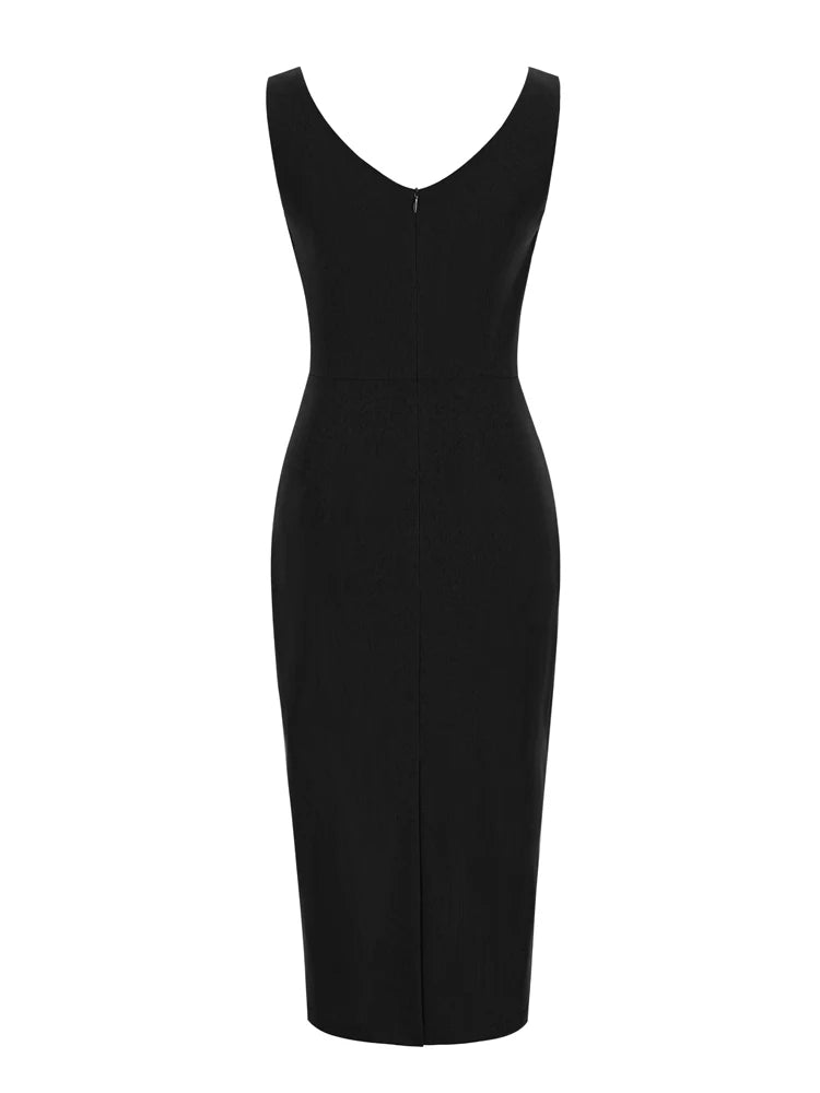 Sleeveless Sweetheart Neck Sheath Dress
