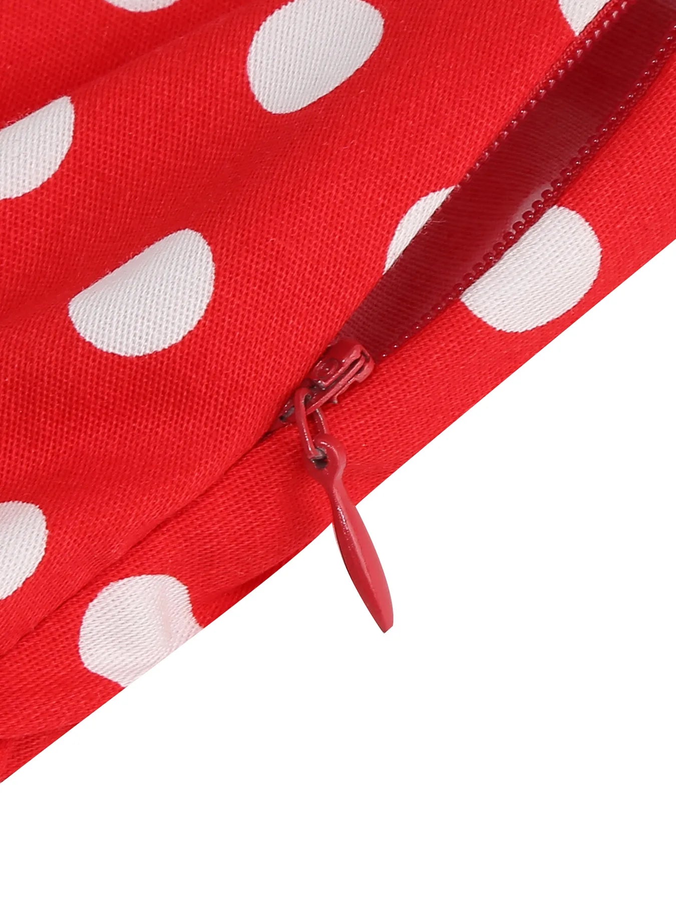 Polka Dot Halter Midi Dress with Contrast Bodice