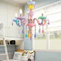 Retro Pop Cartoon Iron Airplane Chandelier