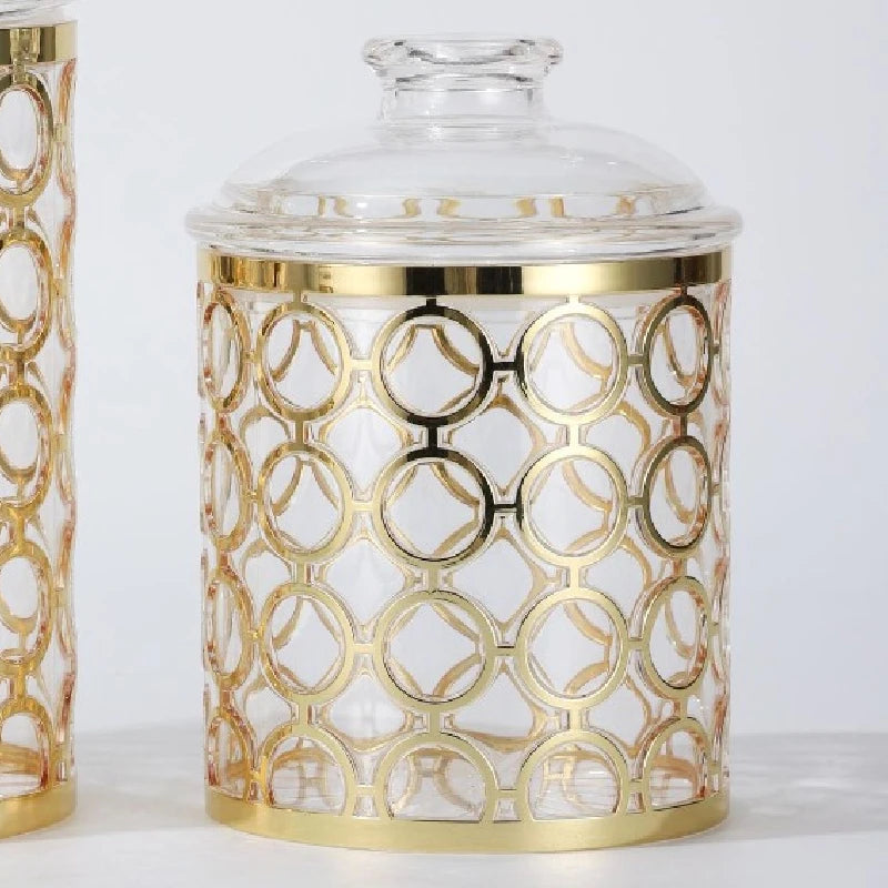 Hollywood Glamour Acrylic Sealed Dry Goods Canister