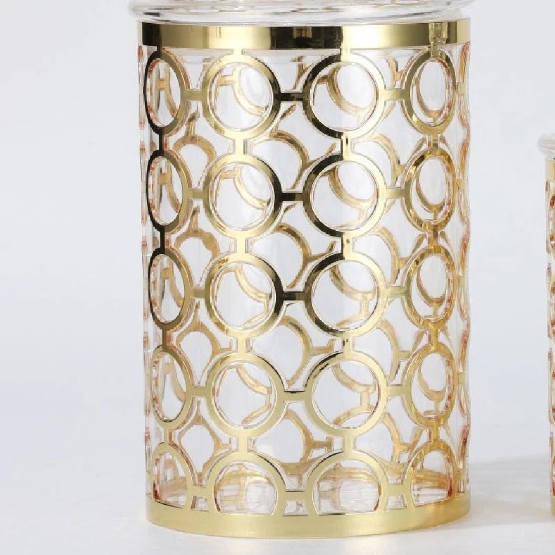 Hollywood Glamour Acrylic Sealed Dry Goods Canister