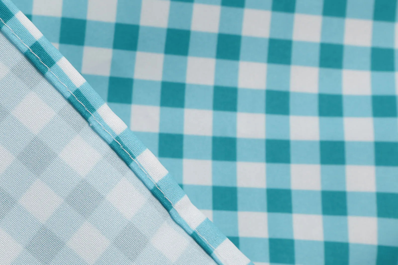 Gingham V-Neck Midi Dress with Fitted Bodice