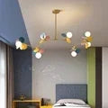 Retro Pop Cartoon Iron Airplane Chandelier