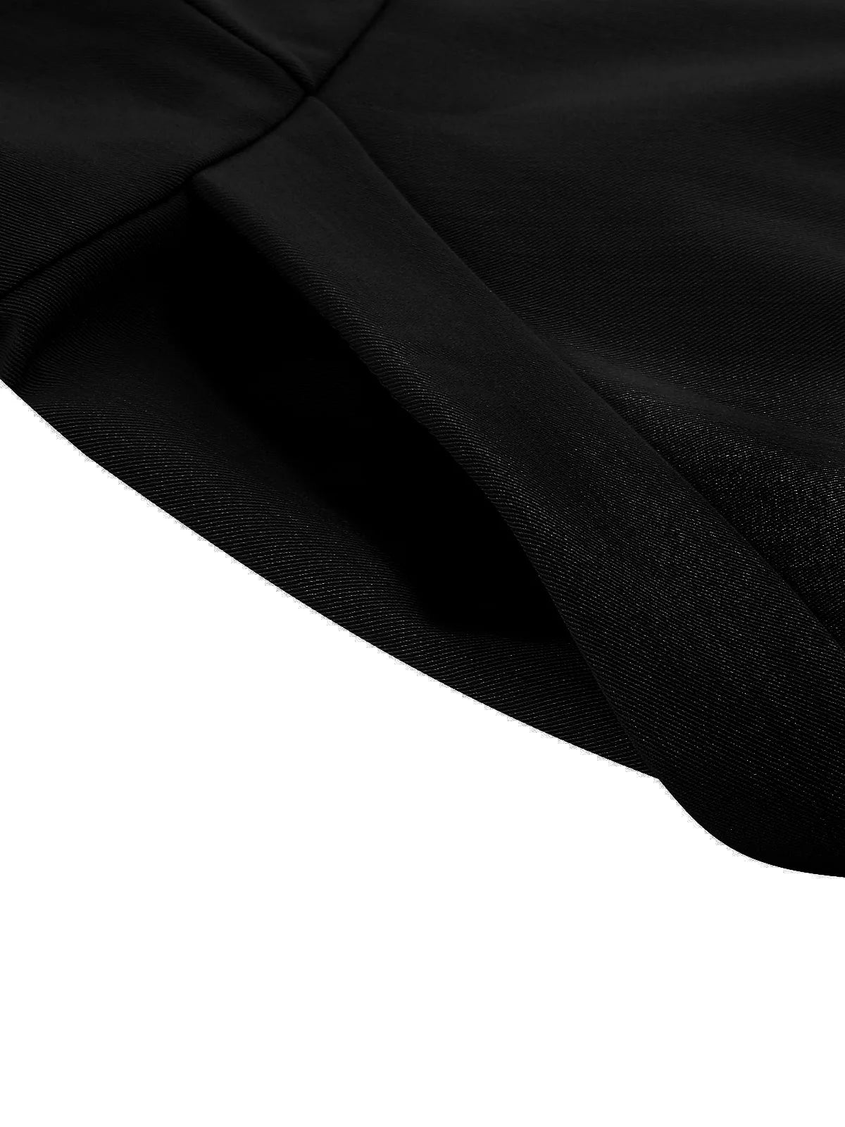 Contrast Collar Button Front Fit & Flare Dress