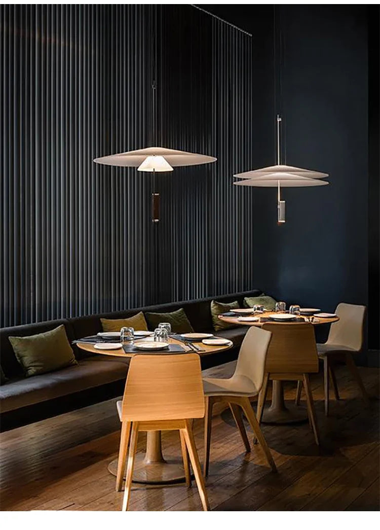 Italian Nordic Flamingo Flying Saucer Pendant Lamp