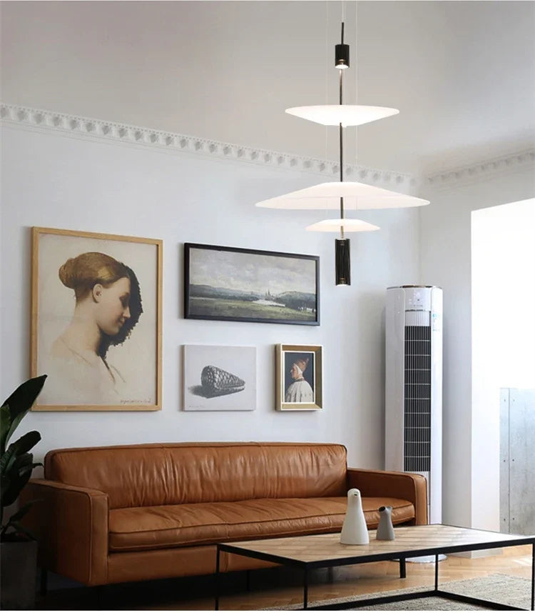 Italian Nordic Flamingo Flying Saucer Pendant Lamp