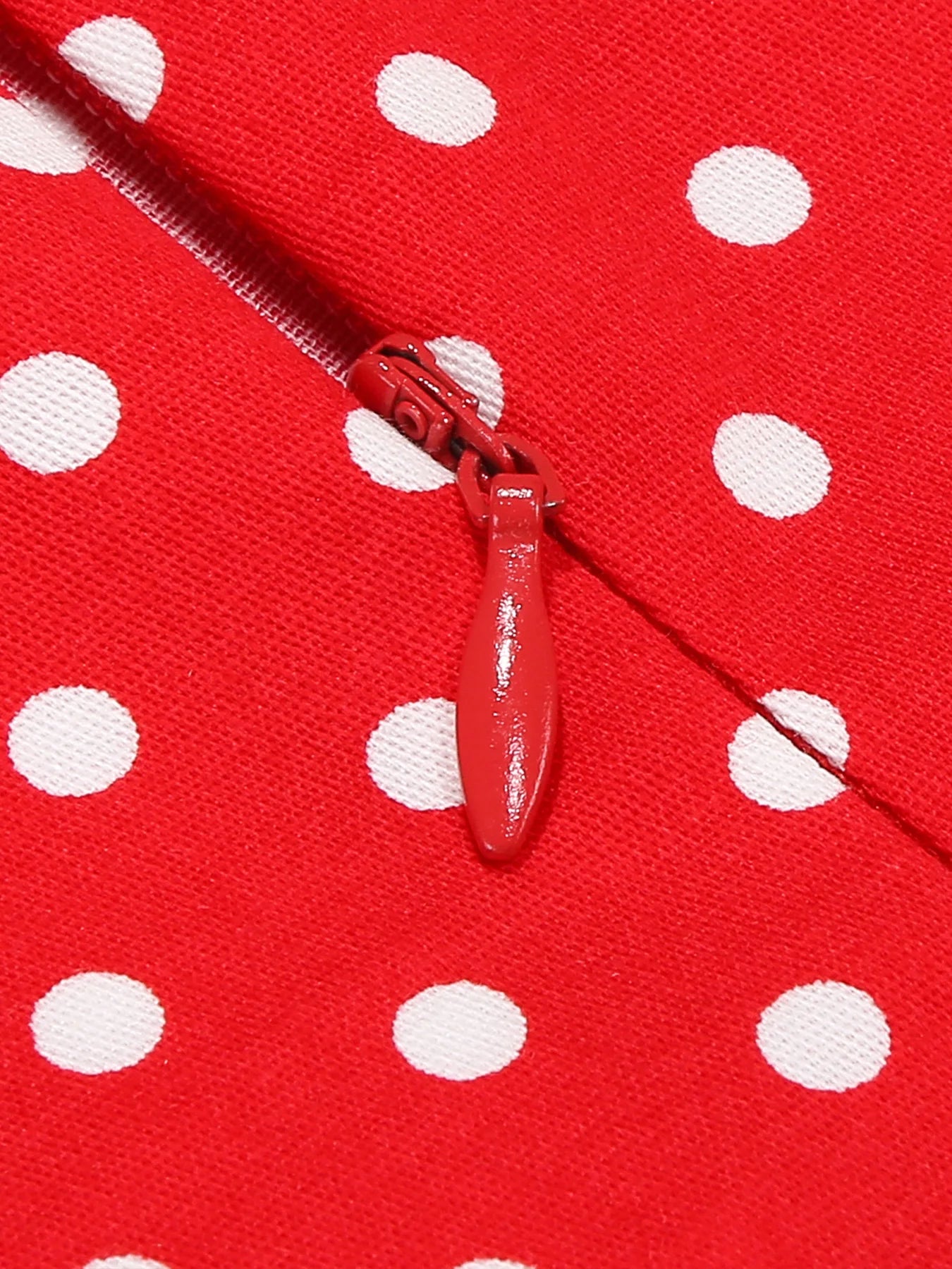 Polka Dot Collar Fit & Flare Dress with Headband