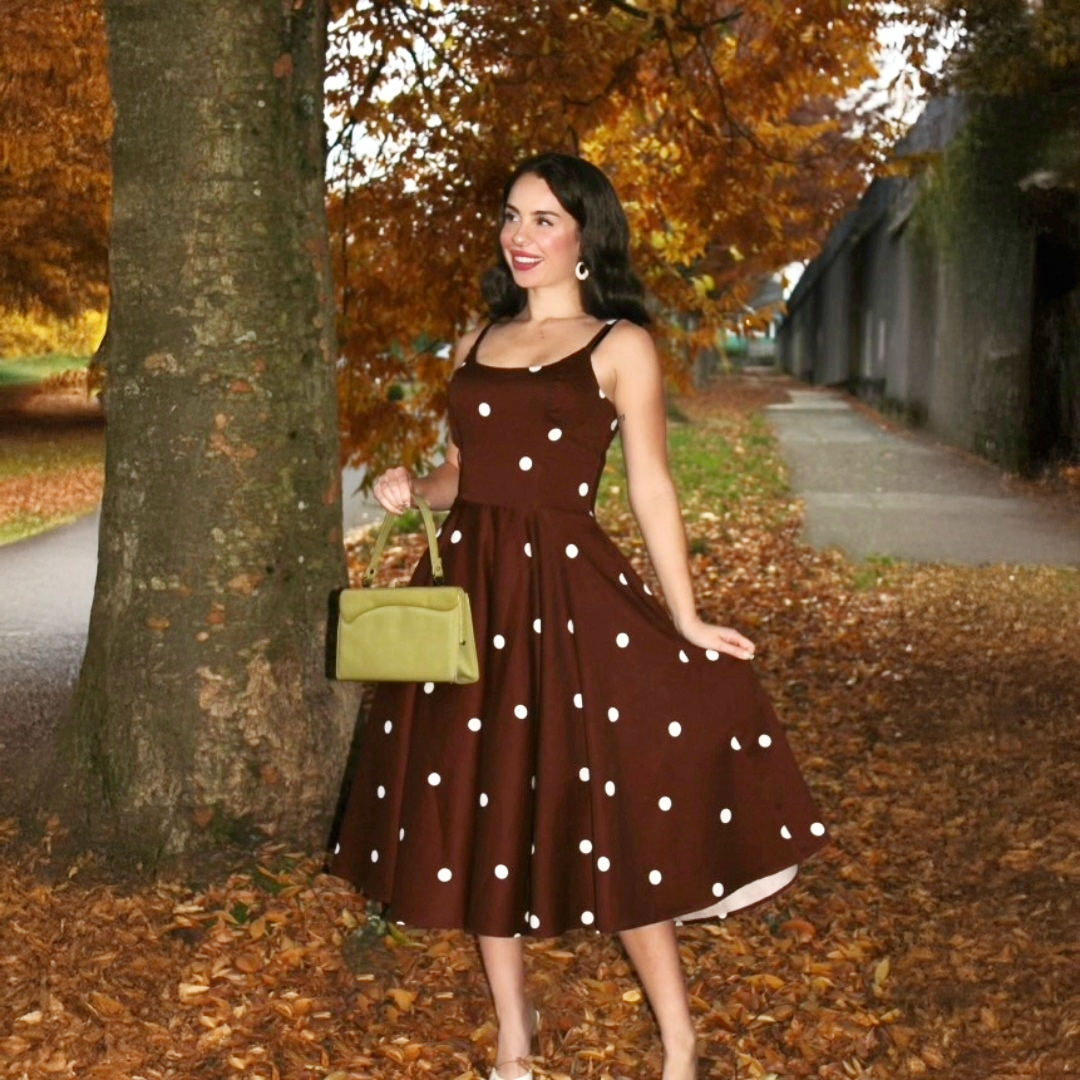 Peggy Retro-Inspired Full Circle Dress