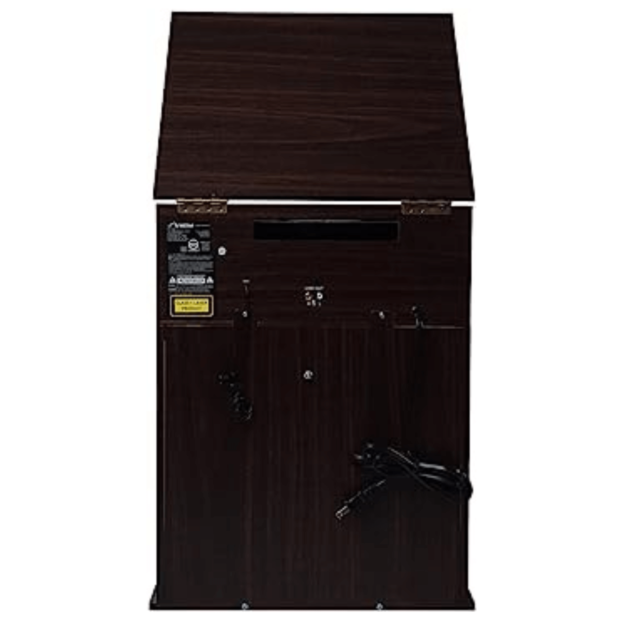 Victor Boyleston 7-in-1 3-Speed Turntable Music Center w Album Storage and USB Port