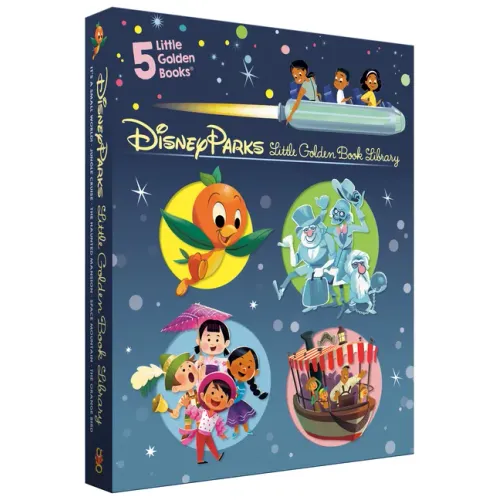 Disney Parks Little Golden Book Library (Disney Classic): It's a Small World, the Haunted Mansion, Jungle Cruise, the Orange Bird, Space Mountain