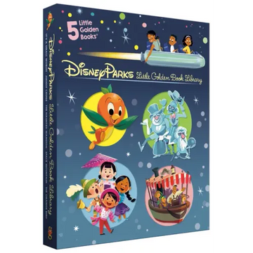 Disney Parks Little Golden Book Library (Disney Classic): It's a Small World, the Haunted Mansion, Jungle Cruise, the Orange Bird, Space Mountain