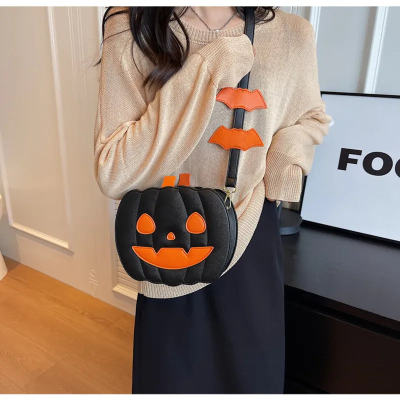 Halloween Pumpkin Crossbody Bag
