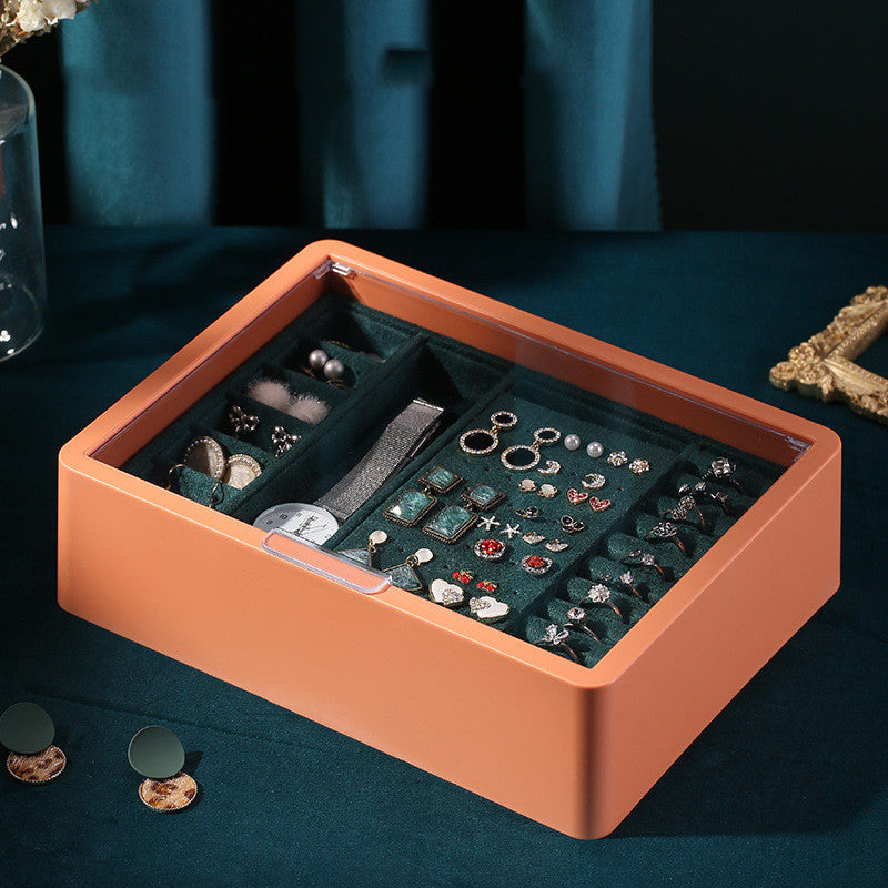 Double-layer Large-capacity Transparent Jewelry Box