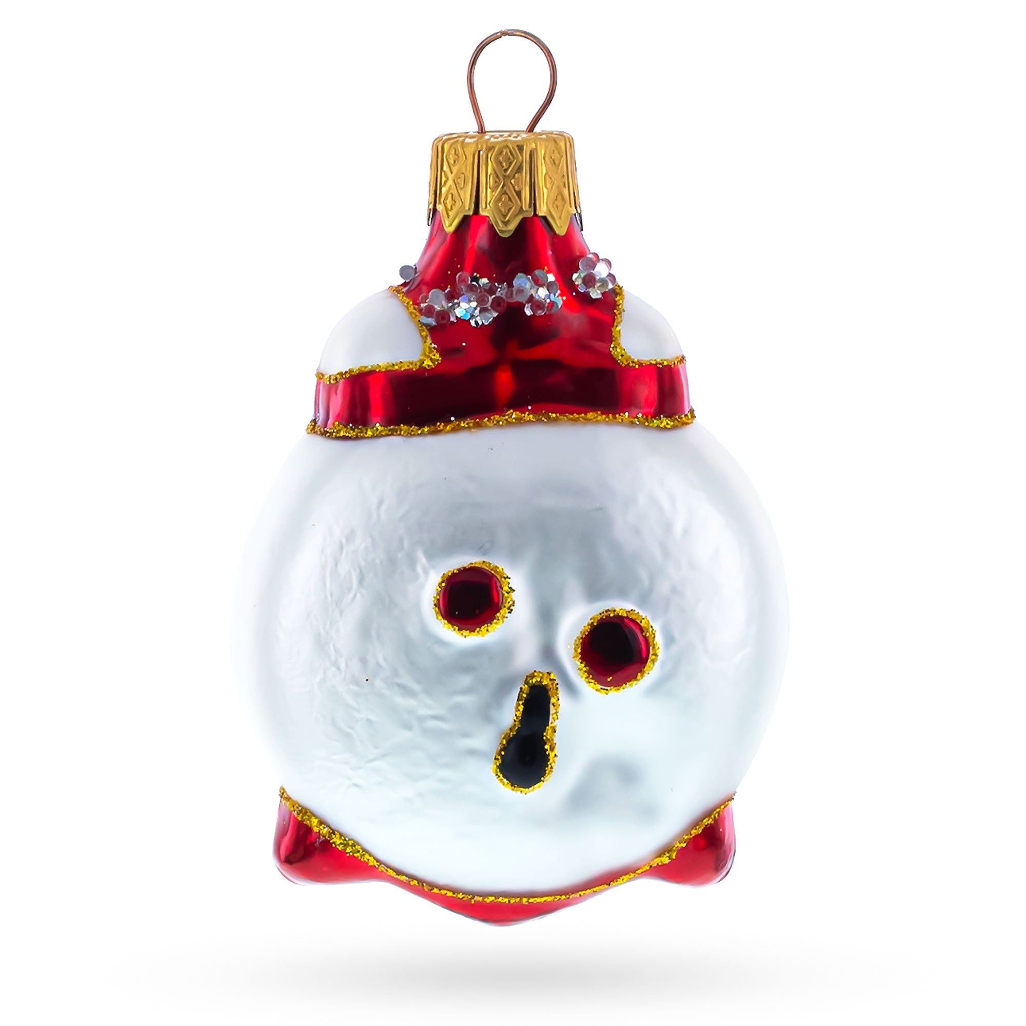 Smiling Face Alarm Clock Christmas Ornament