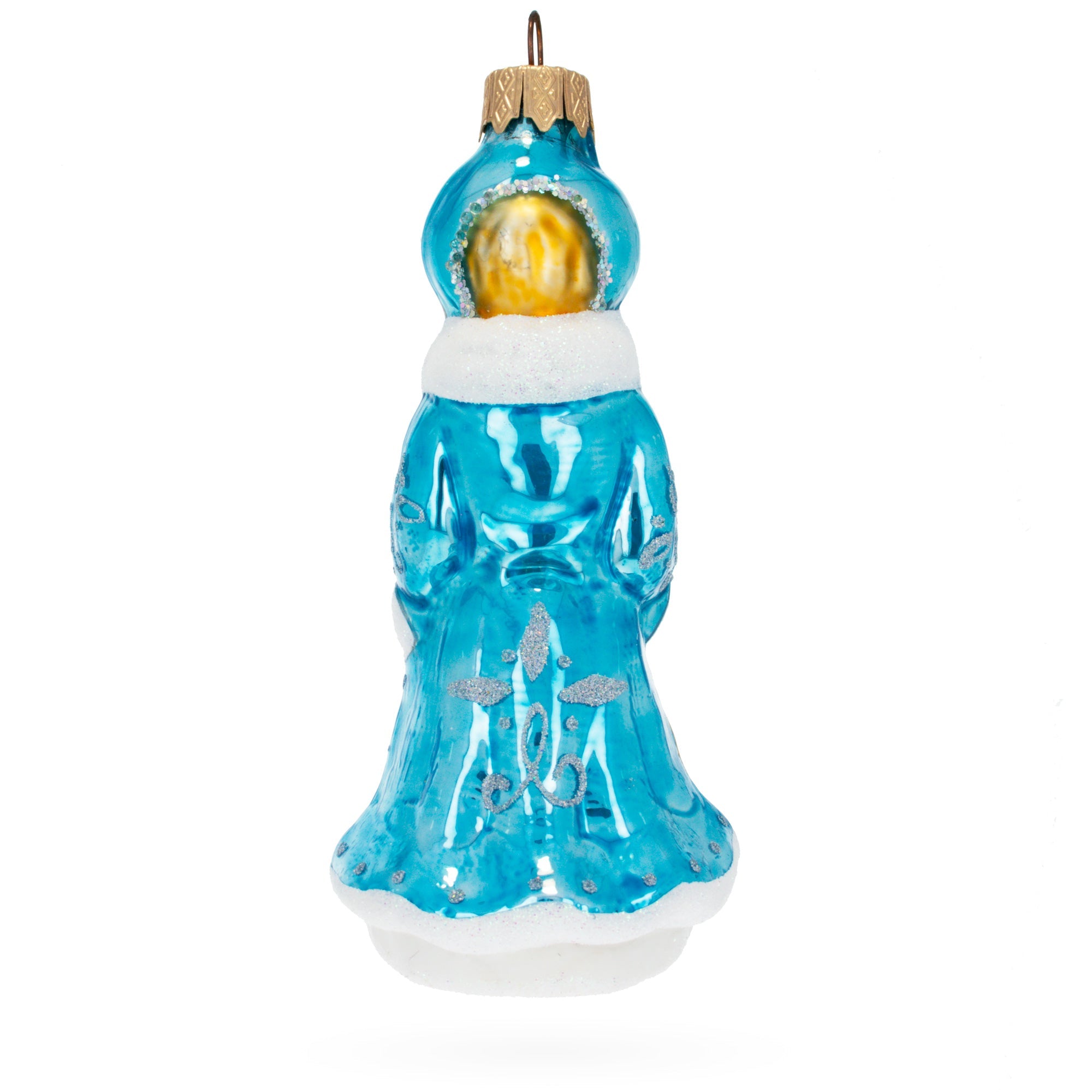 Snegurochka Snow Maiden Glass Christmas Ornament