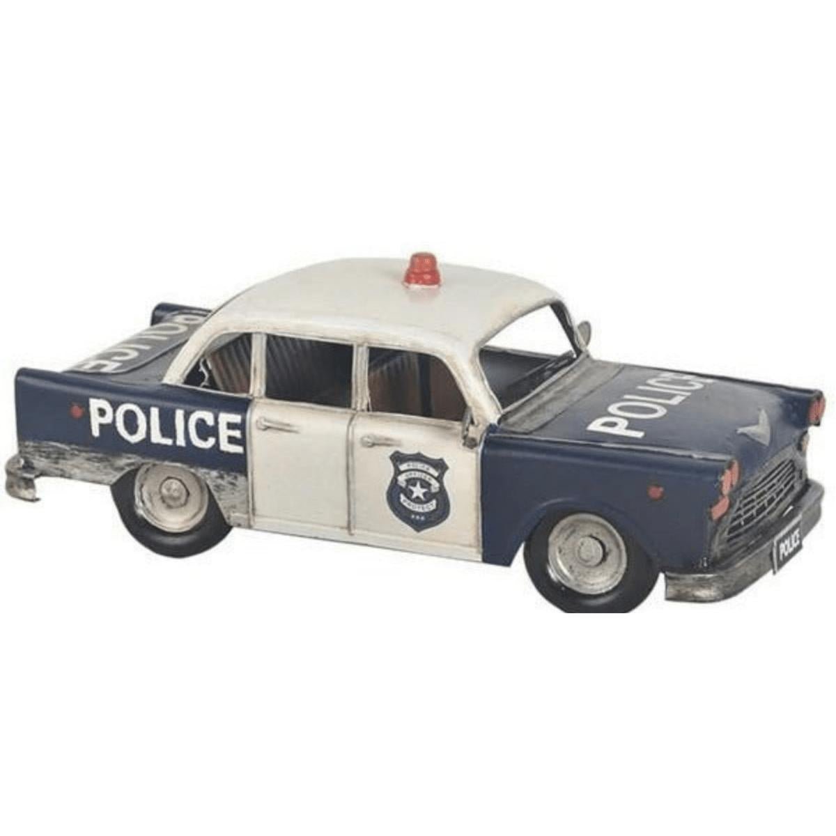 12" Antique Police Car with Decal