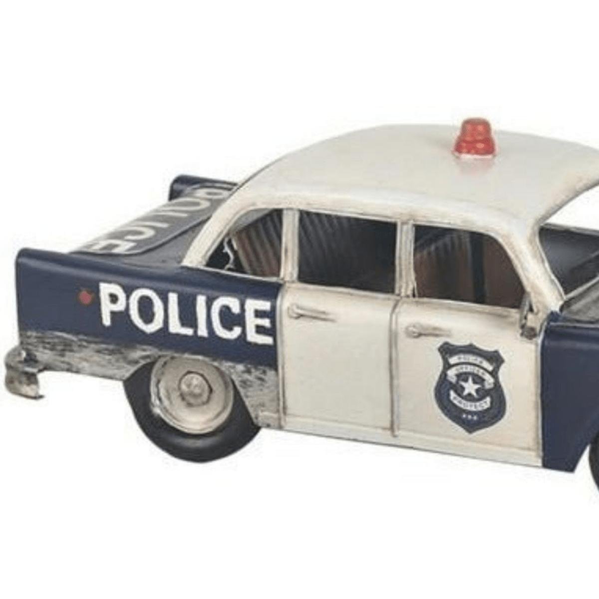 12" Antique Police Car with Decal