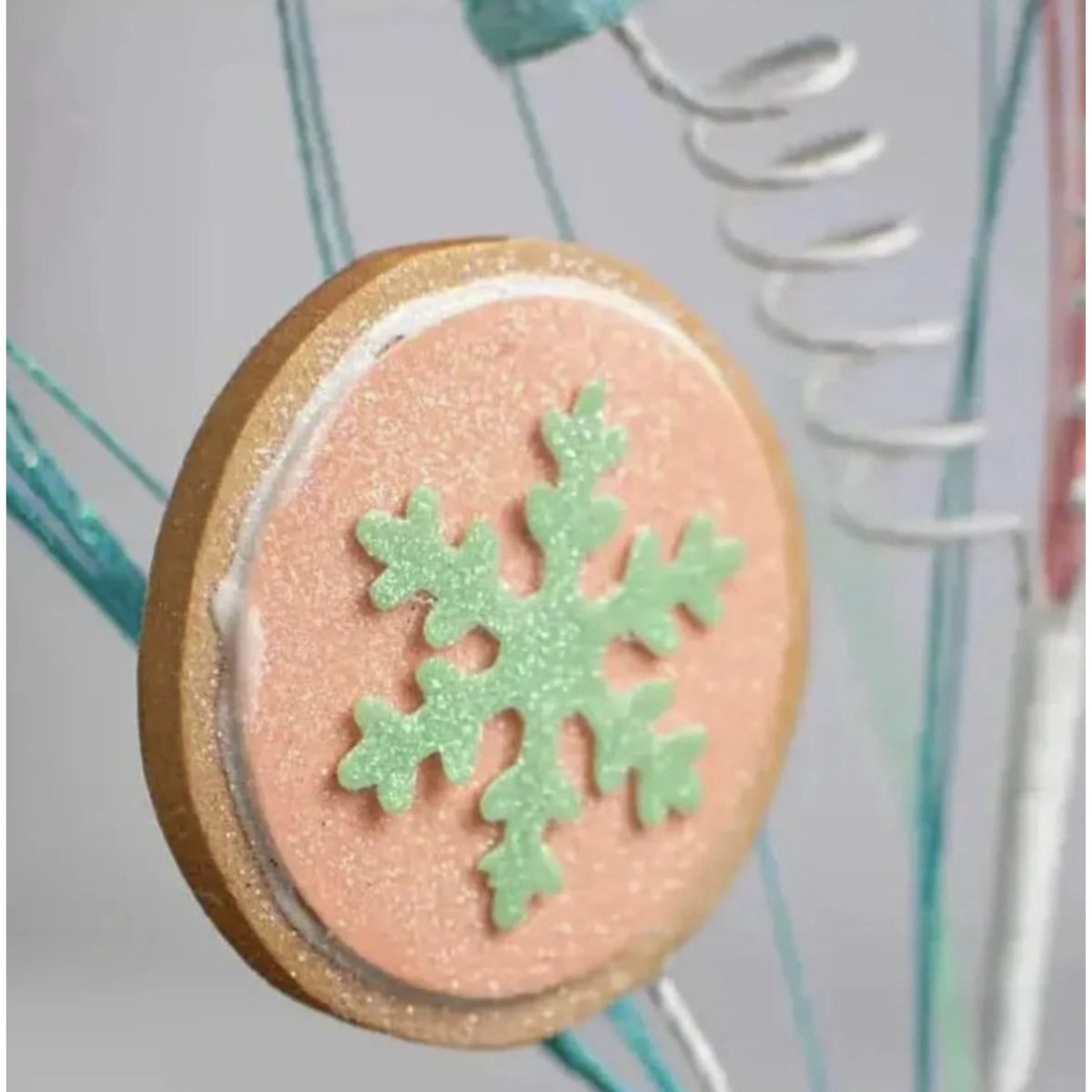 30” Snowflake Cookie Gumdrop Spray