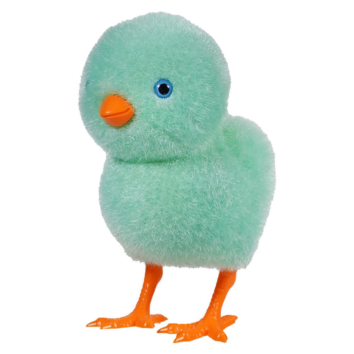 6.5" Flocked Baby Chick (Assorted Colors)