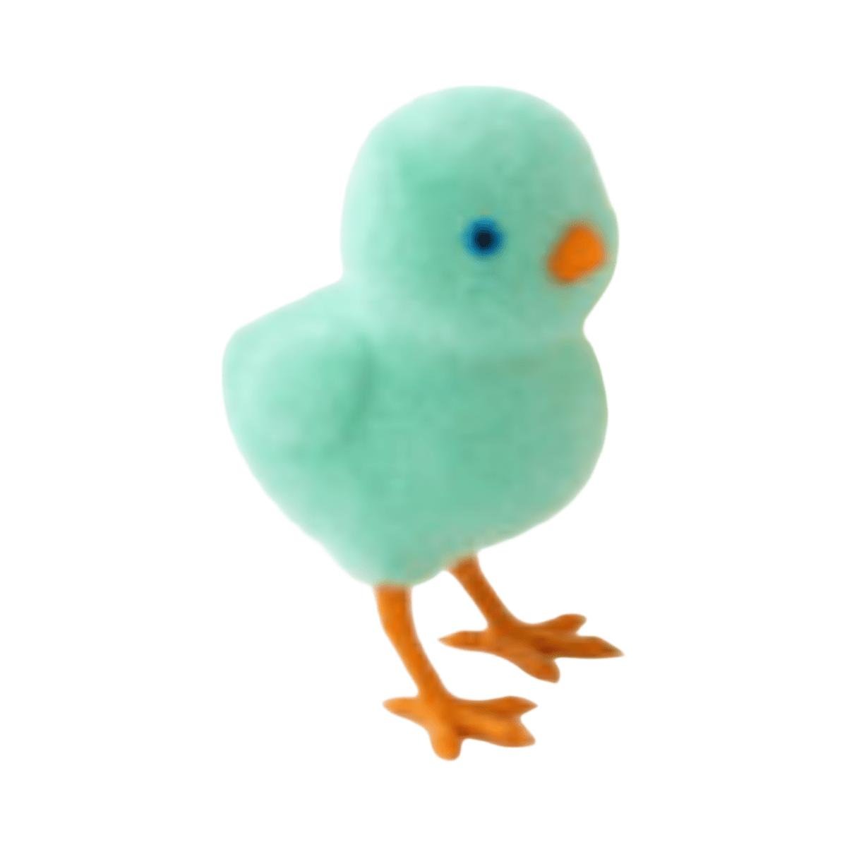 6.5" Flocked Baby Chick (Assorted Colors)
