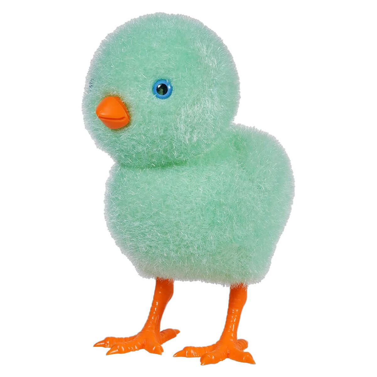6.5" Flocked Baby Chick (Assorted Colors)