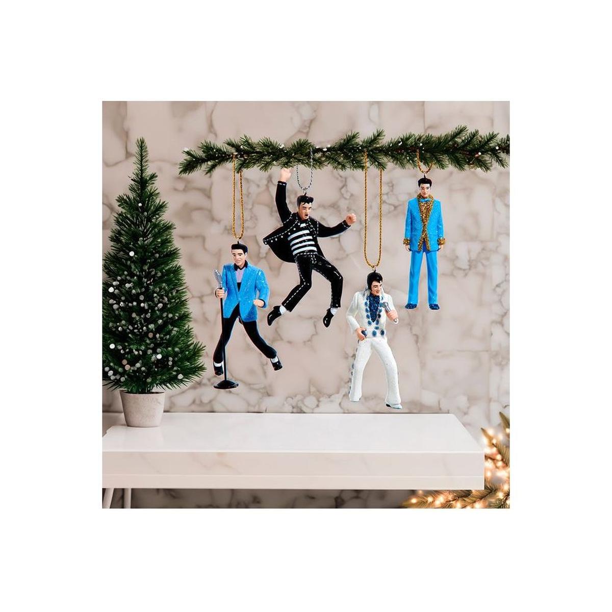 Kurt Adler 4pc Elvis Presley® Miniature Ornaments