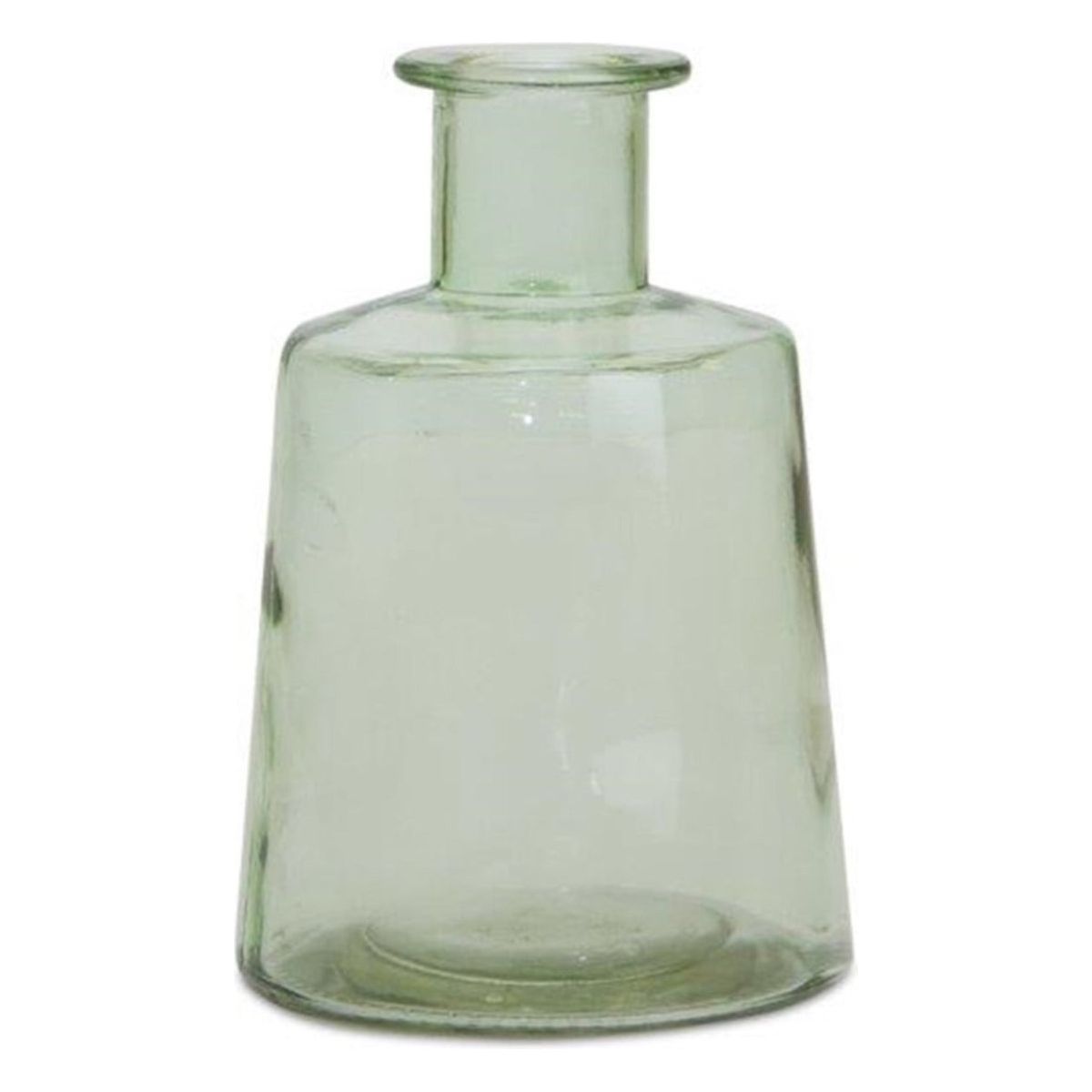 Sage Green Glass Bottle Vase (Set of 2)