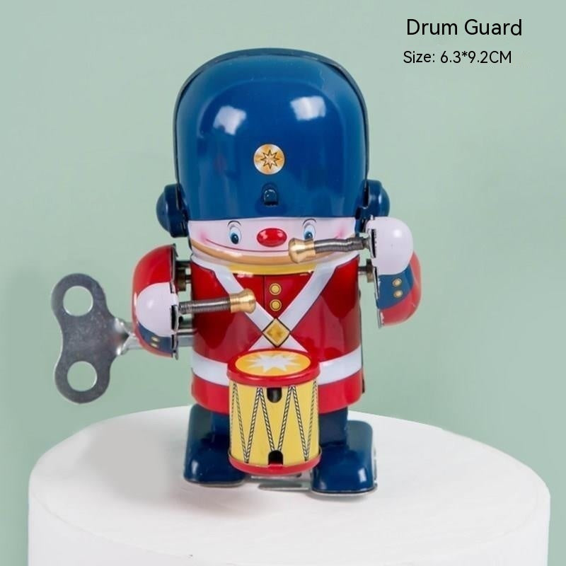 Machine Gong 80 S Soldier Nostalgic Toy Retro Drum Iron Toy Drum Children's Spring Small Guard