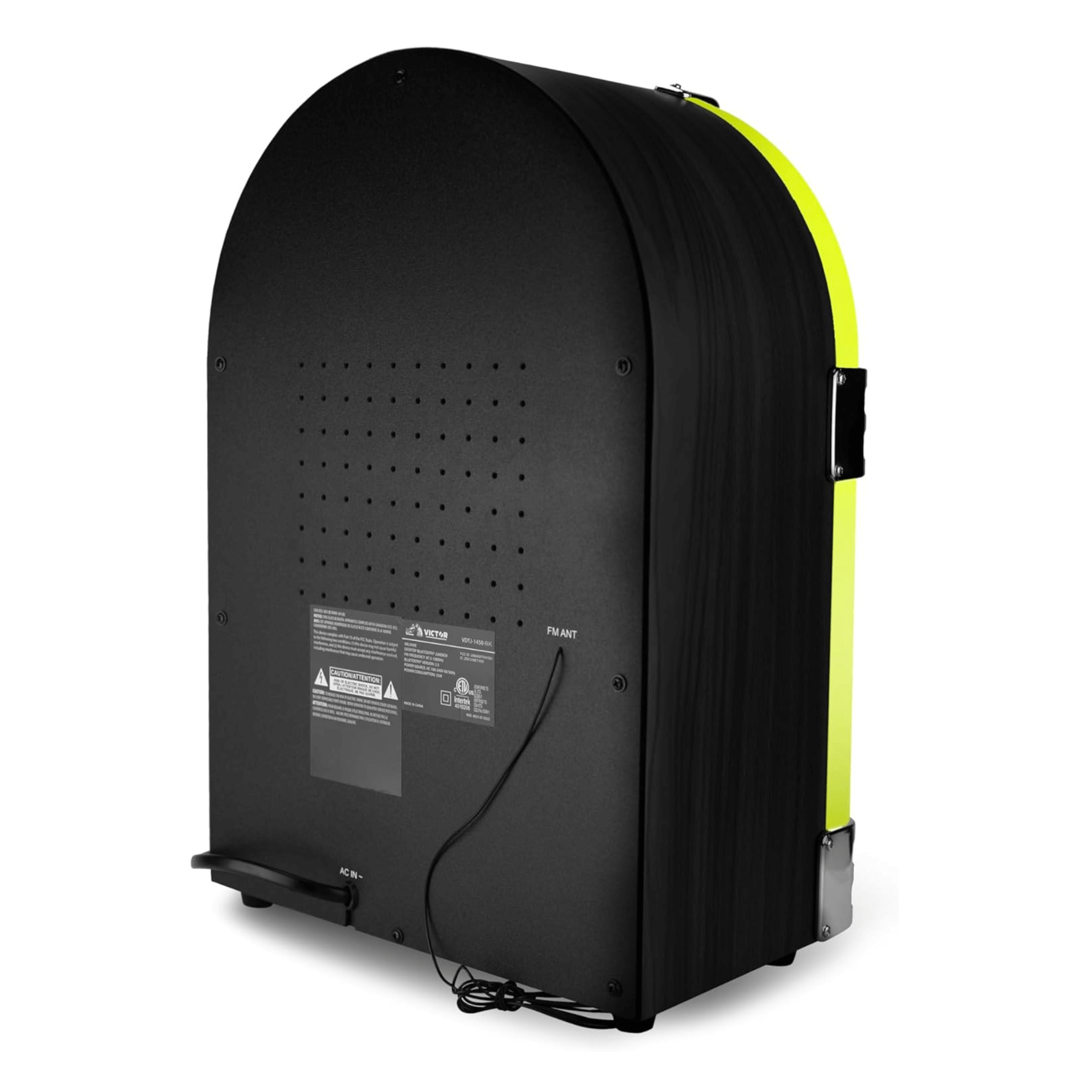 Victor Wilshire Bluetooth Jukebox with Multicolor LED Lighting and FM Radio