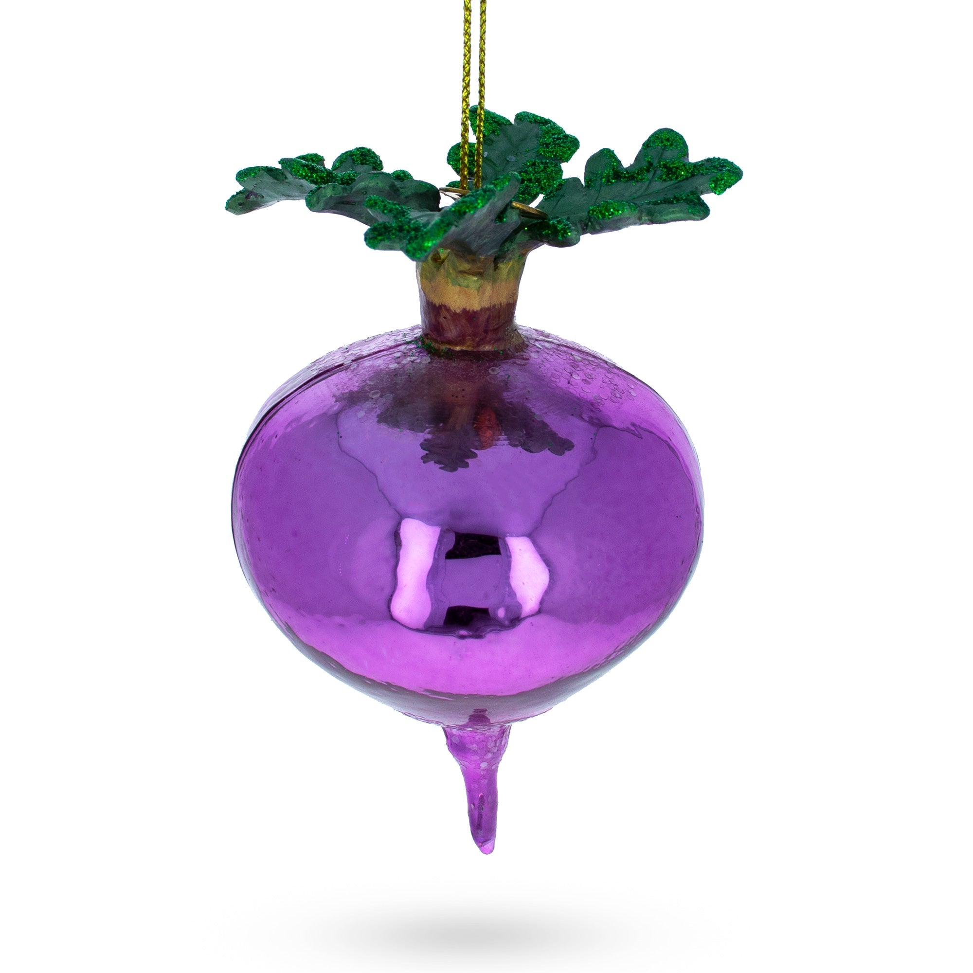 Beetroot Glass Christmas Ornament