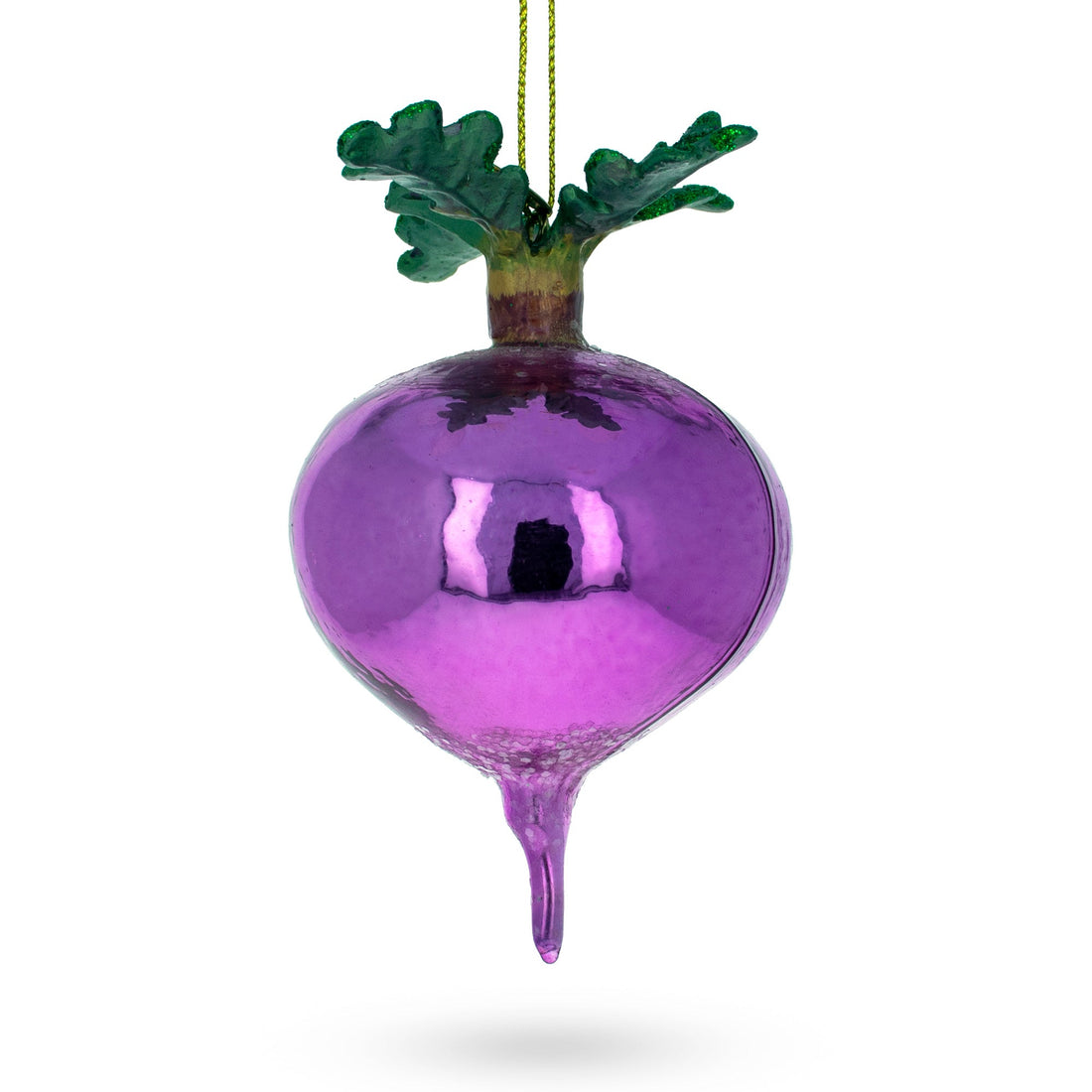 Beetroot Glass Christmas Ornament