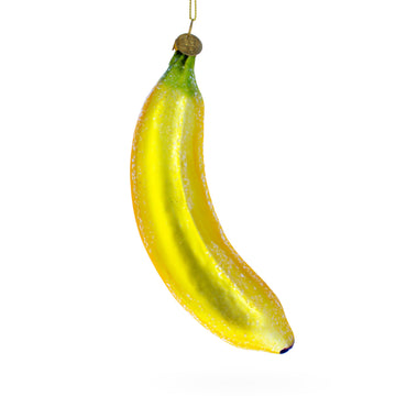 Banana Glass Christmas Ornament 5.7 Inches