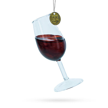 Glass of Wine Christmas Ornament