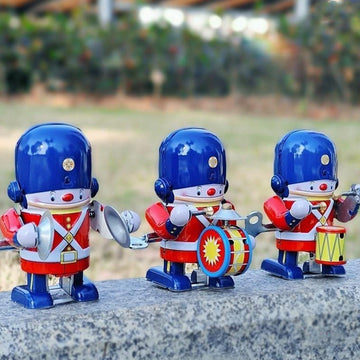 Machine Gong 80 S Soldier Nostalgic Toy Retro Drum Iron Toy Drum Children's Spring Small Guard