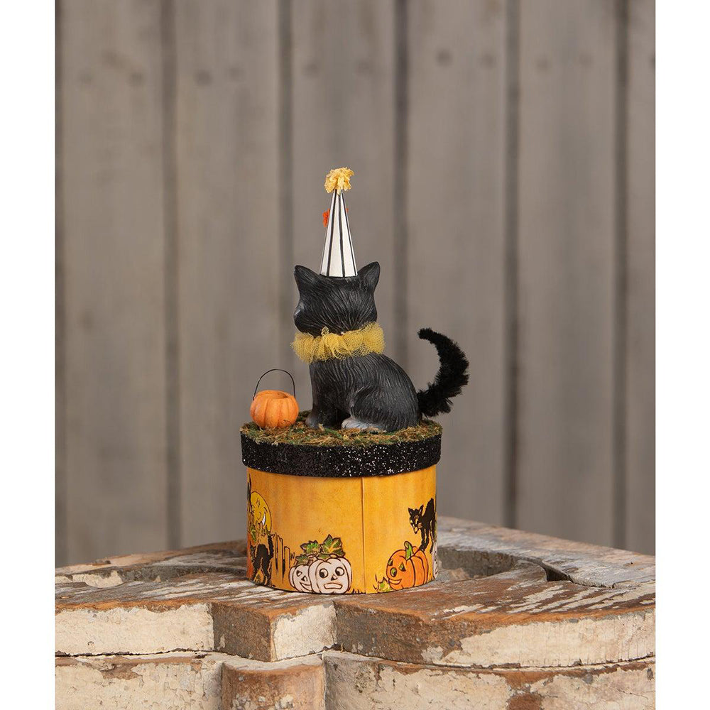 Cecil Cat on Box by Bethany Lowe Designs