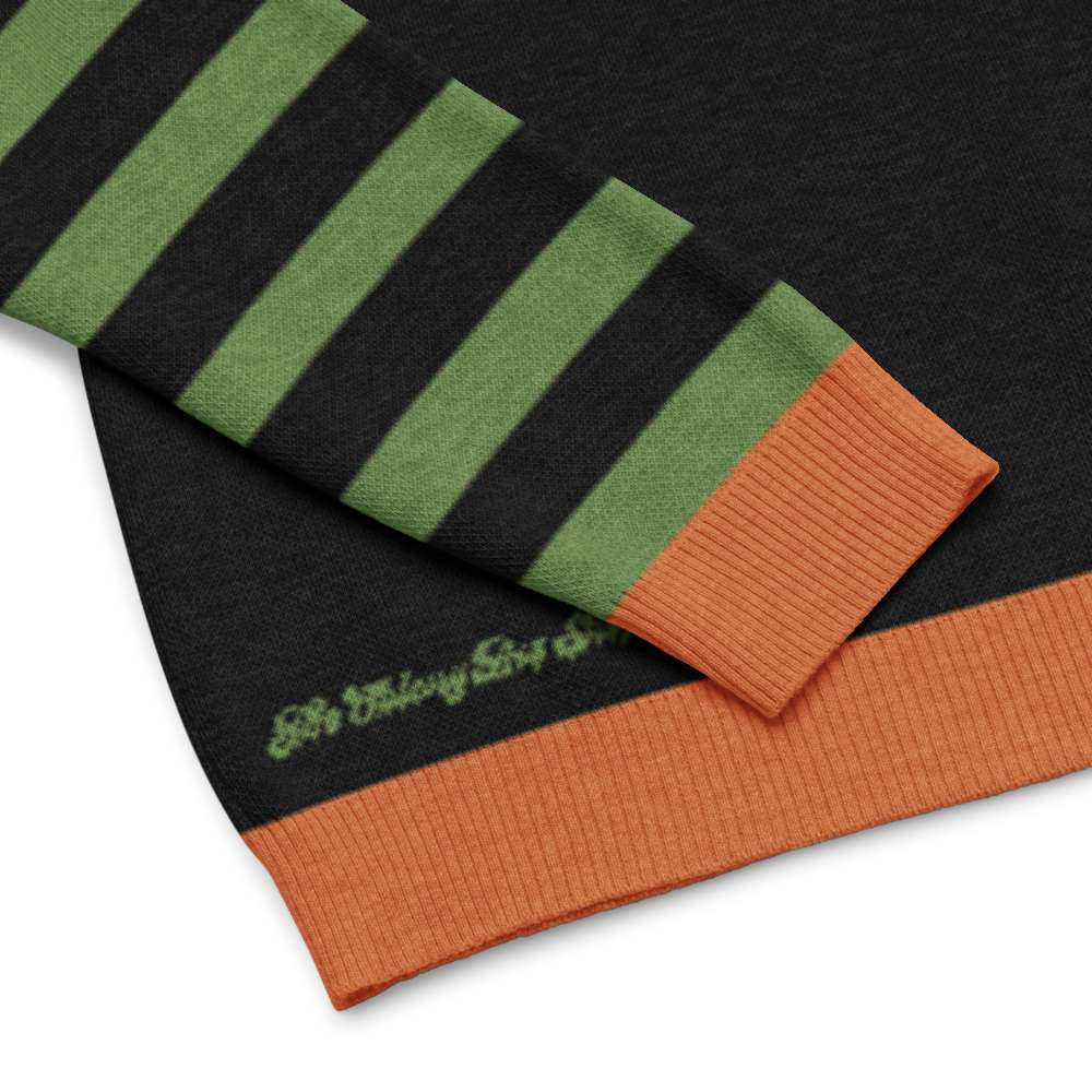 Scaredy Cat Halloween Forever Unisex Knitted Crew Neck Sweater