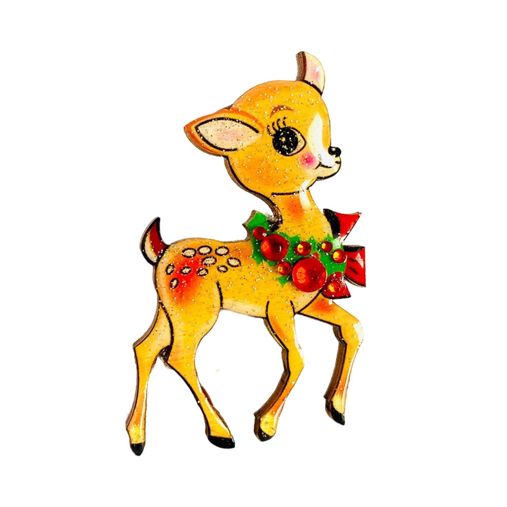 Cute Deer Brooch by Rosie Rose Parker