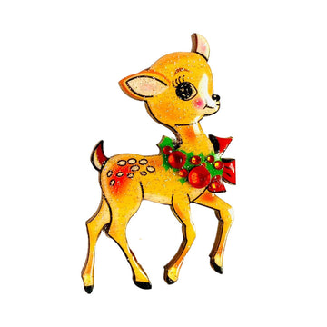 Cute Deer Brooch by Rosie Rose Parker
