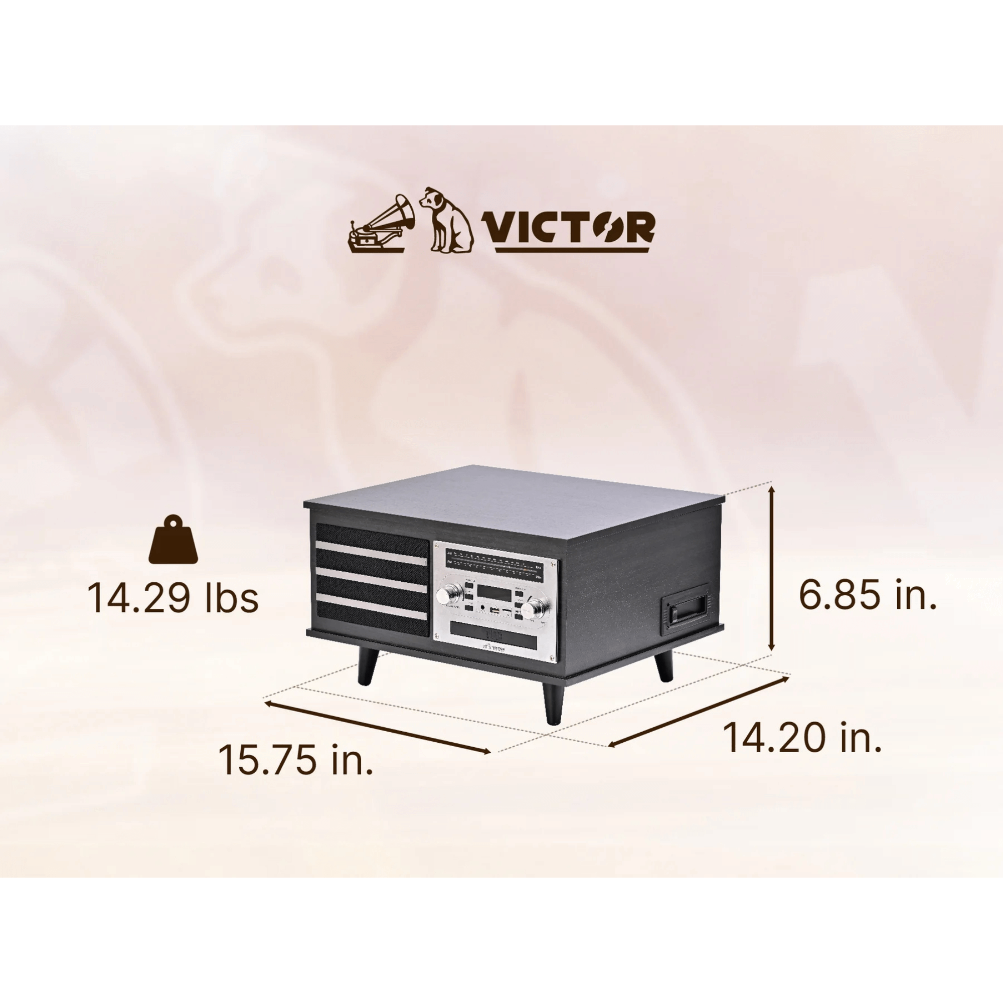 Victor Monroe 8-in-1 Music Center