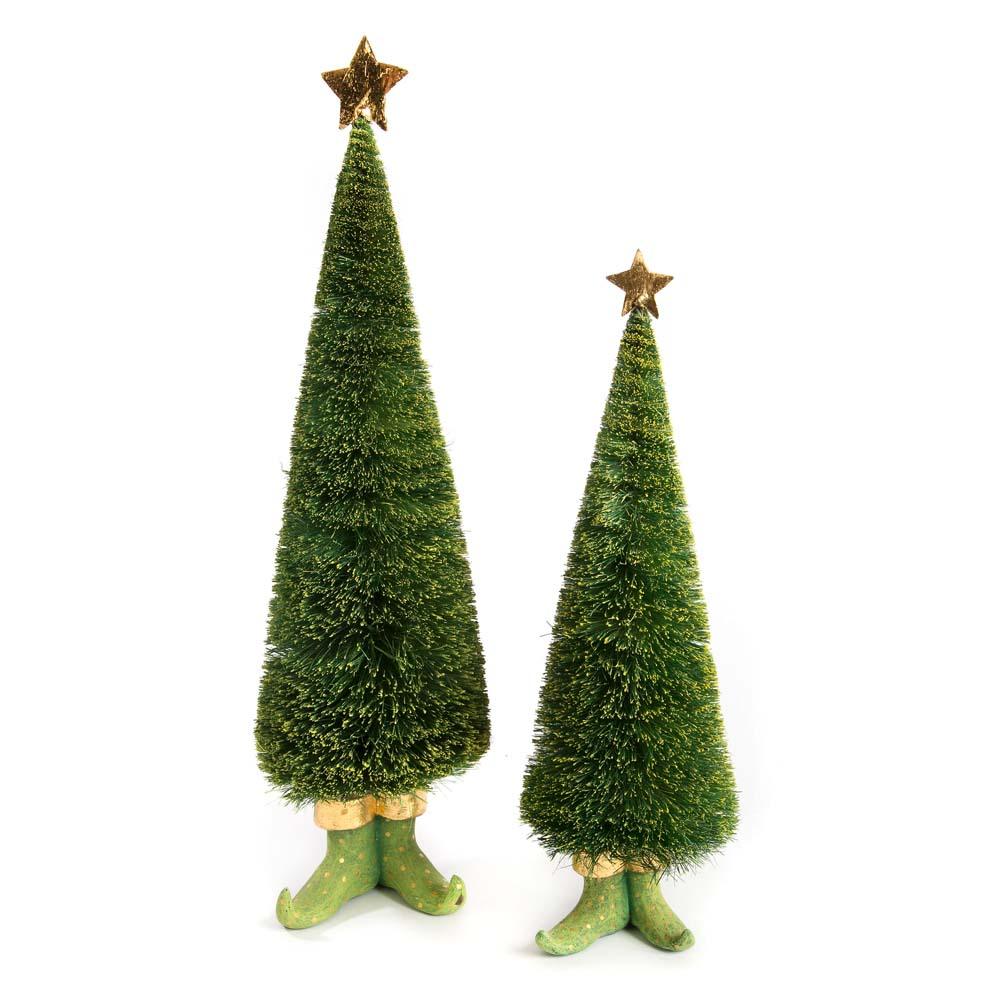 Dash Away Sisal Elf Tree Figures by Patience Brewster